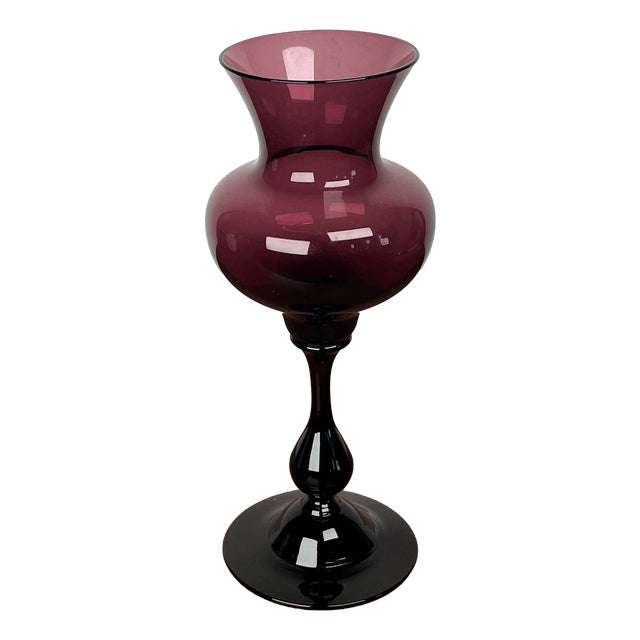 Mid-Century Modern Glass Vase by Hugo Gehlin for Gullaskruf Glasbruk, Sweden, 1950s For Sale