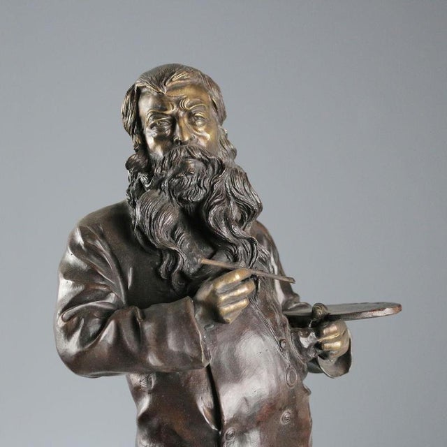 Vincenzo Gemito, The Painter, Bronze For Sale - Image 3 of 12