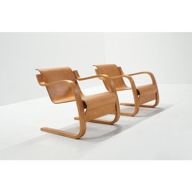 Cantilever Nr. 31 Lounge Chairs by Alvar Aalto, 1930s For Sale - Image 11 of 11
