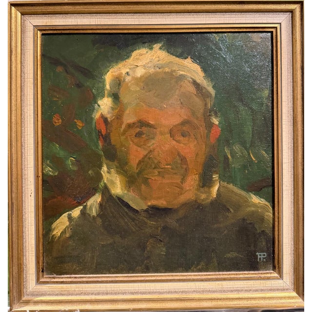 Heinrich Pforr, Portrait Composition, Oil Painting on Canvas, in Very Good conditions. Designed 1920 to 1949 This piece is...