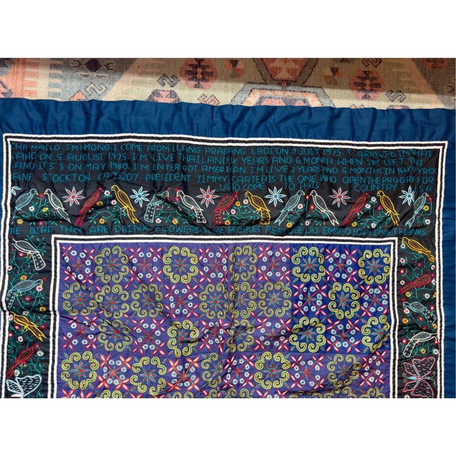 Hmong Hill Tribe Refugee Story Cloth, 1975. For Sale In New York - Image 6 of 12