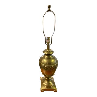 Mid 20th Century Traditional Cooper Connection Brass Table Lamp For Sale