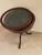 1930’s Mahogany Pedestal Felt Lined Lift Top Showcase Side Table by the Bombay Company For Sale - Image 4 of 11