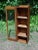 Wood Antique Solid Oak Glass Front Chimney Cabinet Bookcase Display Case Cupboard For Sale - Image 7 of 12