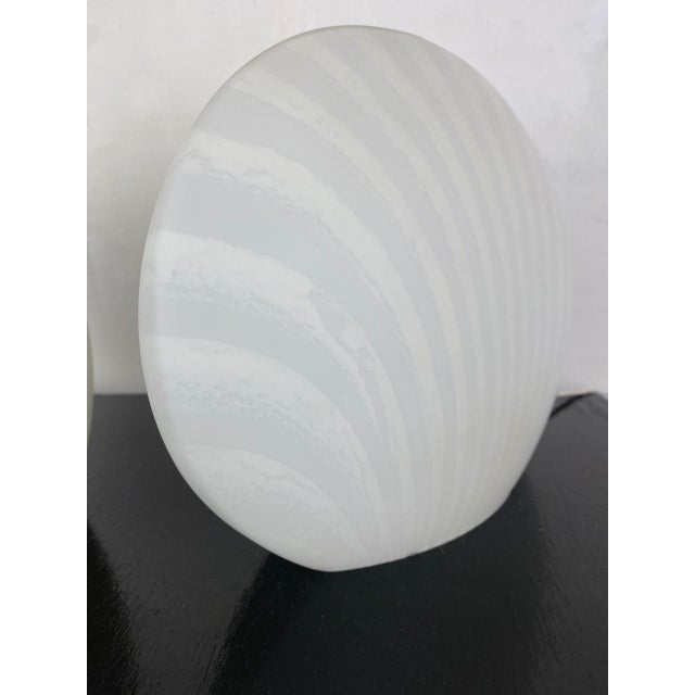 Glass Magical Table Lamps Glass Zebra Series Set from Peill & Putzler, 1960s, Set of 2 For Sale - Image 11 of 17