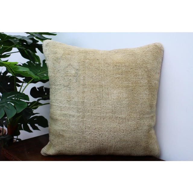 Beige Turkish Decorative Pillow Cover - 20"x20" For Sale - Image 8 of 13