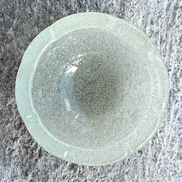 Vintage Boho Speckled Glass Bowl For Sale In West Palm - Image 6 of 7