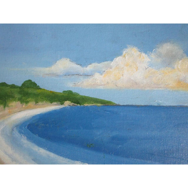 Half Moon Bay Beach Lynne French Central California Pacific Seascape Landscape 11x14 Oil Painting The signed original...