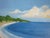 Half Moon Bay Beach Lynne French Central California Pacific Seascape Landscape 11x14 Oil Painting The signed original...