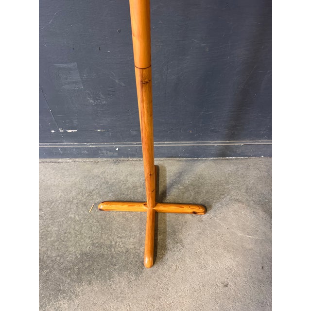 Mid-Century Modern 1970’s Scandinavian Pine Coat Rack by Rainer Daumiller For Sale - Image 3 of 4