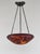 Daum French Art Deco Pendant Light by Daum & Majorelle - 1925 Cameo Chandelier France For Sale - Image 4 of 14