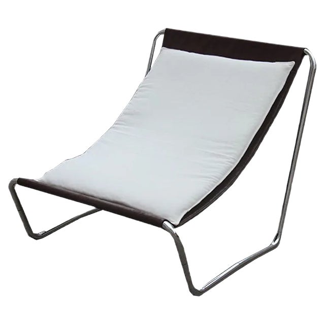 Italian Minimalist Armchair, 1970s For Sale