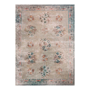 Vintage 1980s Chinese Silk Carpet