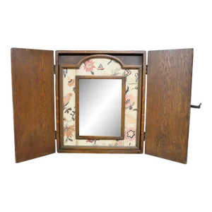 Arts & Crafts Needlepoint Mirror