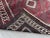 Vintage Afghan Baluchi Hand-Knotted Wool Runner | Deep Burgundy & Ivory Tribal Diamond Rug For Sale - Image 10 of 10