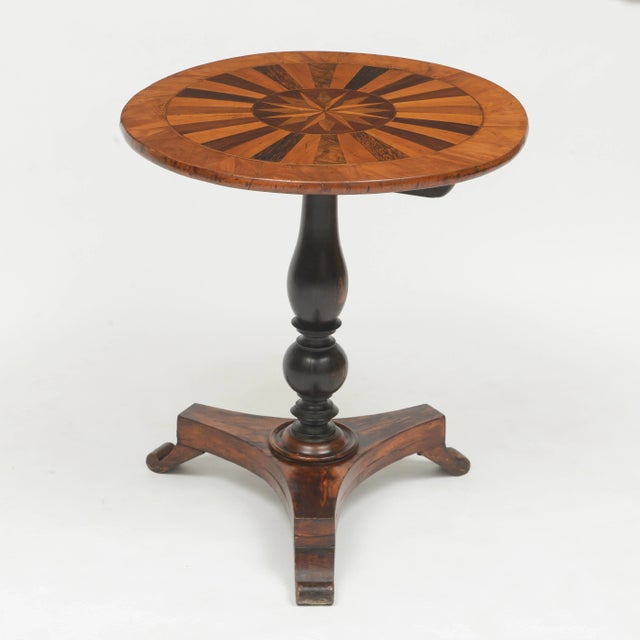 Wood 19th Century Antique Tripod Table For Sale - Image 7 of 11