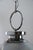 Gray Mid-Century Italian Space Age Pendant Lamp in Glass and Steel from Mazzega, 1970s For Sale - Image 8 of 14