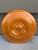 Mid-Century Modern French Orange Majolica Oyster Plate Proceram, Circa 1950 For Sale - Image 3 of 8