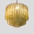Olive Green Martellate Murano Glass Rod Pendant Light from Venini, 1960s For Sale - Image 11 of 11