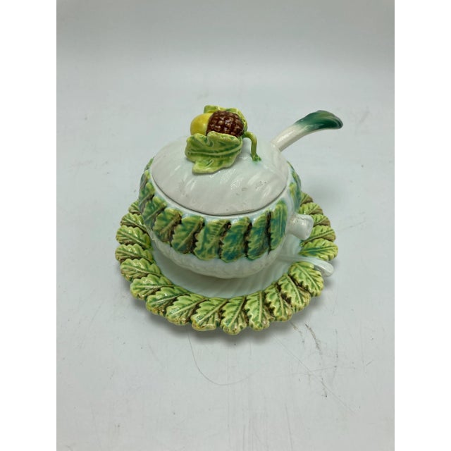 Italian Ceramic Sauce Tureen For Sale - Image 12 of 13