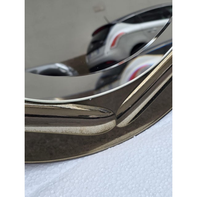 1960s Italian Oval Mirror, 1960s For Sale - Image 5 of 8