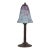 French Art Deco Table Lamp by Daum & Vasseur - Wrought Iron 1920s France For Sale