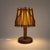 Stained cane table lamp with a paper inner shade. Original wiring, works perfectly. E14 socket. In very good condition,...