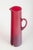 Monica Bratt for Reijmyre Pitcher, 1950s. Tall cylindrical art-glass pitcher in deep ruby-red glass with a gracefully...