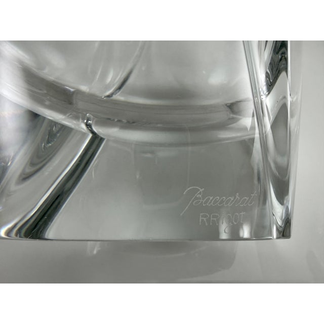 Glass Baccarat Large R.Rigot Giverny Vase 10 5/8" - France For Sale - Image 7 of 7