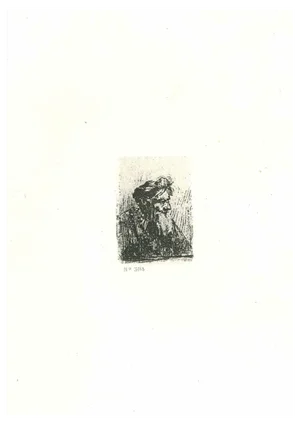 Charles Amand Durand after Rembrandt, Head of a Man with Turban, Engraving, 19th Century