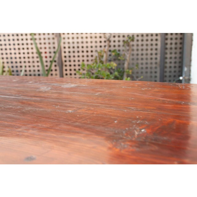 Early 19th Century Tibetan Green & Orange Painted Cabinet For Sale - Image 11 of 12