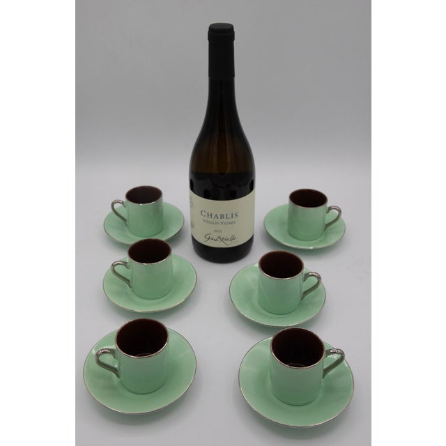 Late 20th Century Late 20th Century Classic Coffee and Tea Company - Espresso Service - Six Settings For Sale - Image 5 of 6