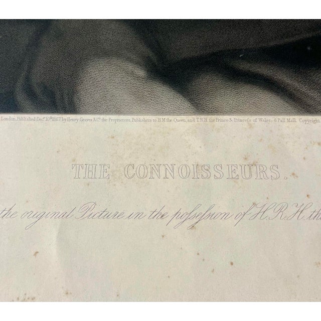 Engraving Sir Edwin Landseer “Landseer and His Connoisseur’s For Sale In Orlando - Image 6 of 8