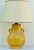 Sunny yellow glazed oval table lamp with yellow gold chrysanthemum motif, 1950’s Kutani Japanese vase made into a lovely...
