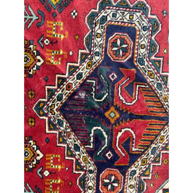 Large Vintage Caucasian Azerbaïdjan Rug For Sale - Image 6 of 18