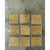 Vintage Signed Judi Harvest “Edible Icons” Gold Plated Matzoh - Set of 9 For Sale In West Palm - Image 6 of 12