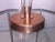 Rare Modernist Copper and Center Thick Glass Rod Table Lamp Designed in The 1930's By Kurt Versen .Double Light Fixture...