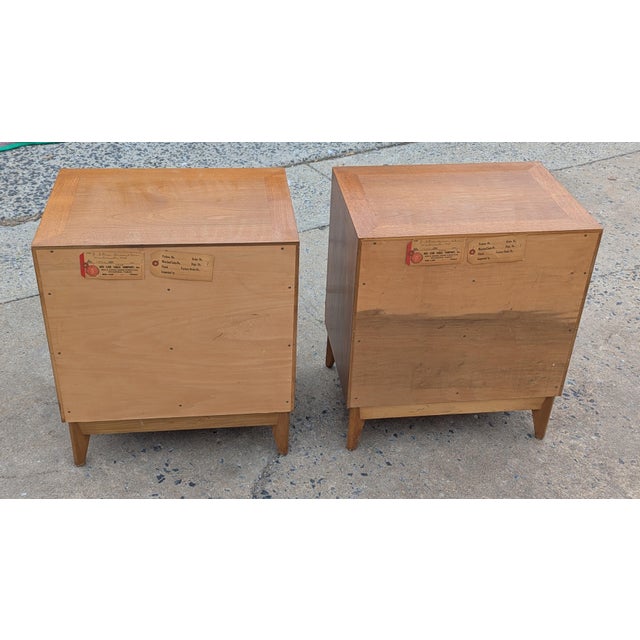 Red Lion Vintage Walnut Nightstand by Red Lion Circa 1960s - A Pair For Sale - Image 4 of 16