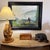 Wood Excellent Vintage Original Elk Mountain Landscape Painting. For Sale - Image 7 of 7