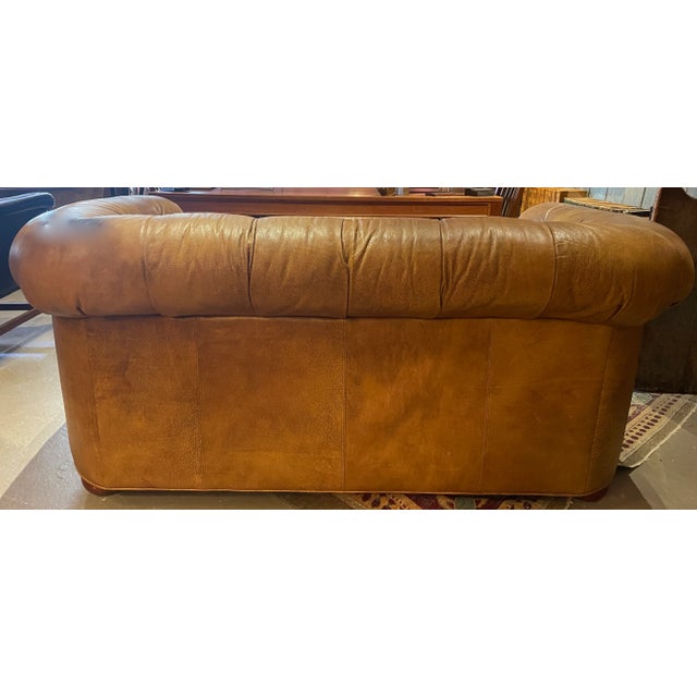 1960s Vintage Tufted Chesterfield Sofa For Sale - Image 5 of 5