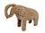 Vintage Hand Carved Wood Elephant With Tusks For Sale - Image 4 of 5