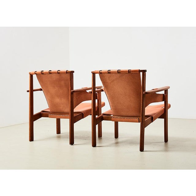 Vintage Trienna Lounge Chairs by Carl-Axel Acking for Nordiska Kompaniet, Sweden, 1960s, Set of 2 For Sale - Image 6 of 11