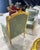 French Louis XV Style Blue-Green Bergere Wing Chair Set of 2 Chairs For Sale - Image 4 of 7