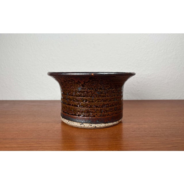 Mid-Century Modern Danish Studio Pottery Bowl by Erik Askholm, 1960s For Sale - Image 11 of 17