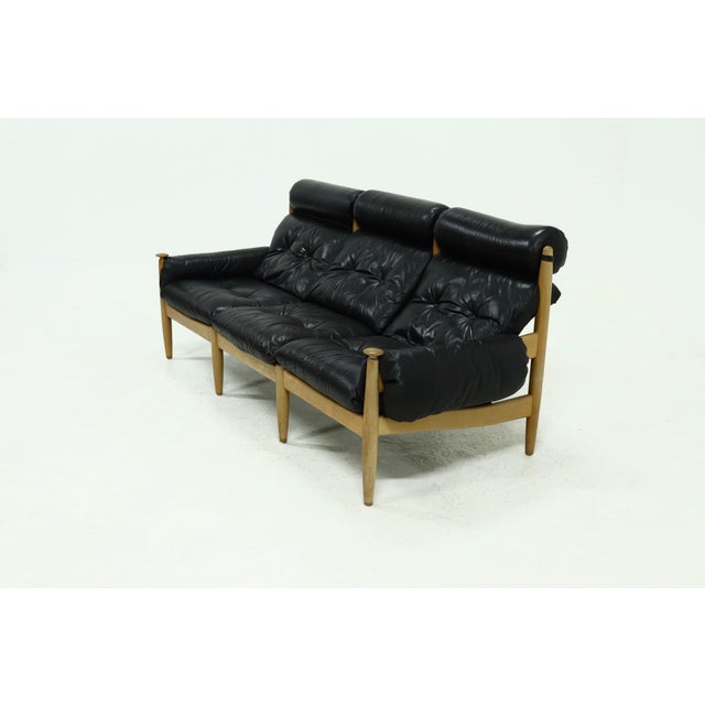 Scandinavian Three-Seater Sofa by Eric Merthen for Ire Möbler, 1960s For Sale - Image 13 of 13
