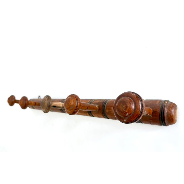 French Faux Bamboo Hat/Coat Rack For Sale - Image 4 of 6