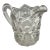 Antique Eapg Dalzell Gilmore & Leighton Small Glass Pitcher Bullseye Pattern For Sale