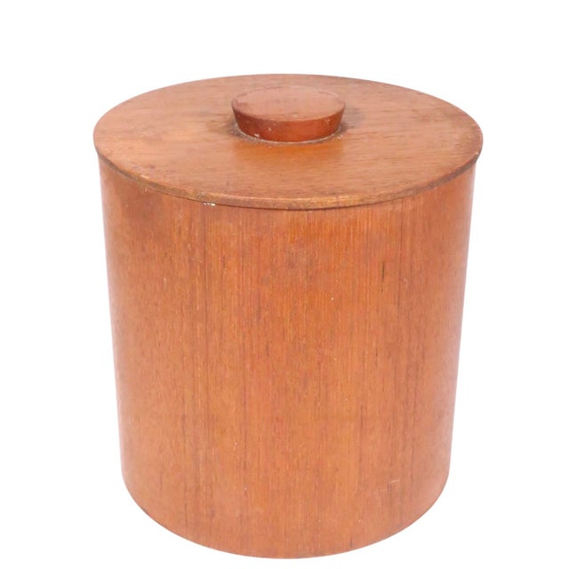 Mid-Century Modern Set of Four Mid 20th Century Danish Modern Teak Canisters For Sale - Image 3 of 8