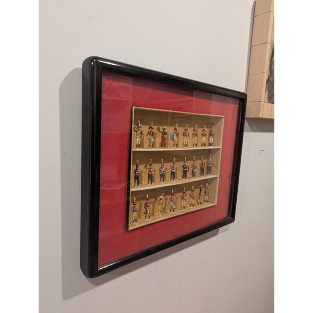 Metal 1960s "Chasseur a Cheval", Old Guard Band From Spain, 18 Tin Soldiers Marching Band Figurines For Sale - Image 7 of 10