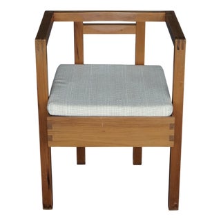 Dutch Architects Side Chair in Pine, 1960s For Sale